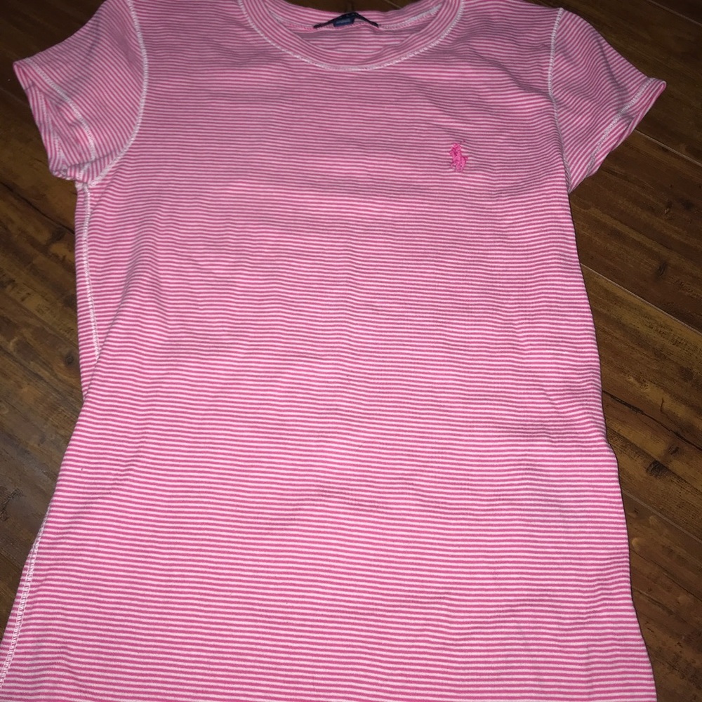 Ralph Lauren Striped pink shirt